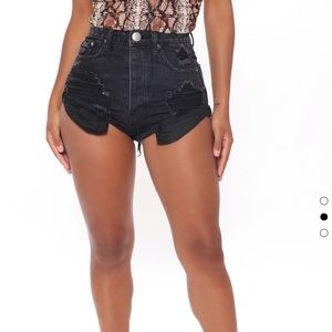 Cooper Distressed Denim Shorts